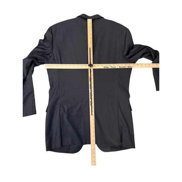 Trussini Men's 54 Black 100% Wool Blazer - Picture 4 of 7